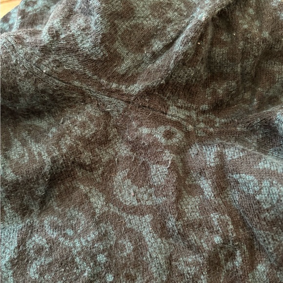 LOFT Lace Print Cardigan Sweater Size M - Picture 9 of 11